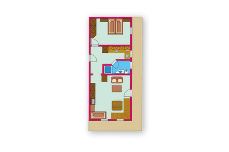 groundplan appartement 17