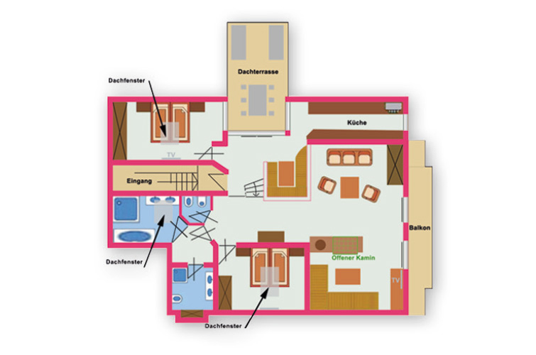 groundplan appartement 21